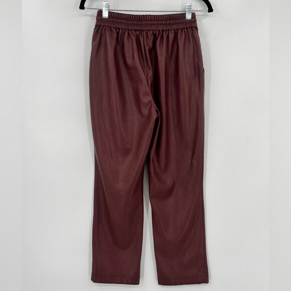 Marc New York Andrew Marc Faux Leather Pant Drawstring Full Control Waistband XS - Picture 2 of 11